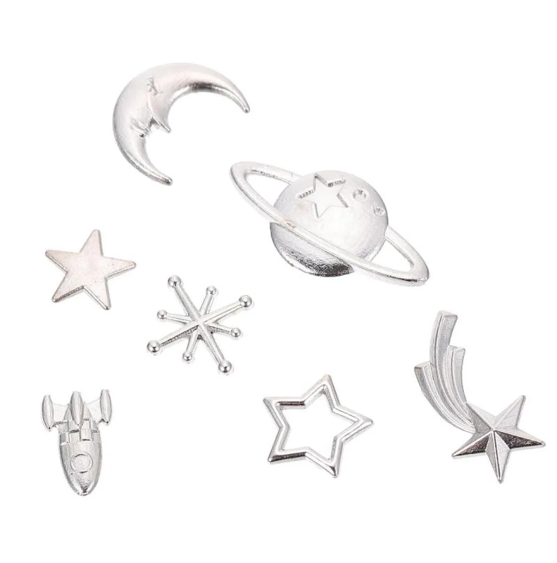 Charms 70pcs Jewelry Pendants Star Moon Planet Filling Accessories For Epoxy Resin Crafts8821477