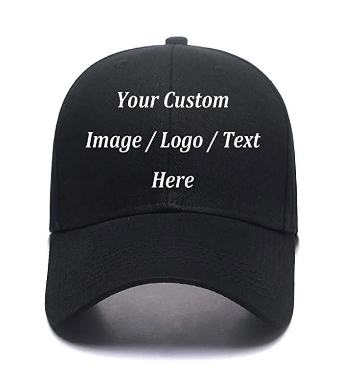 Persoonlijkheid Aangepaste Baseball Cap Hoed Geborduurd Uw Eigen TextLogo Verstelbare Vader Hoed Outdoor Casual Mannen Snapback Cap Hoed8867709