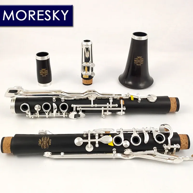 MORESKY Oehler System Кларнет G Tune Кларнет из черного дерева с посеребренными клавишами M202