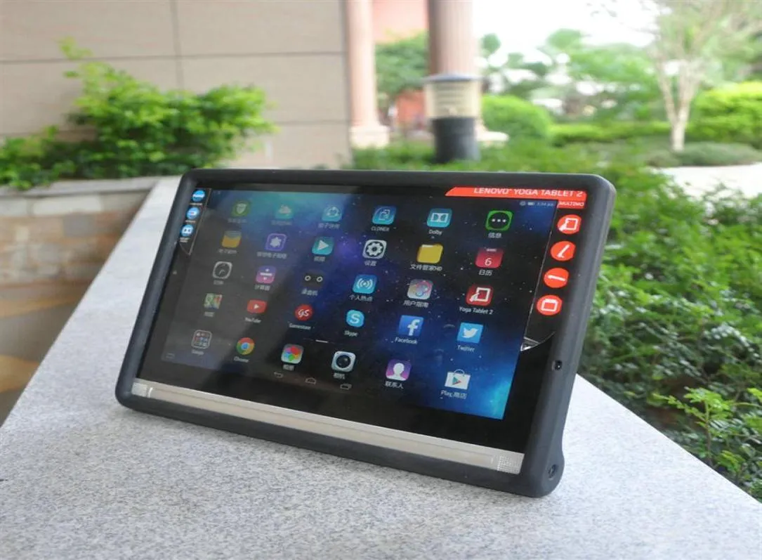 MingShore Siliconen Robuuste Case voor Lenovo Yoga Tablet 2 101 1050F 1050L 1051F 1051L 101 inch Tablet cover268E1058032