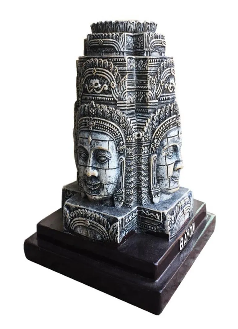 Nowy ręcznie malowany Cambodia Angkor Wat Khmer Rzemiosła kreatywne domy Dekorowe pamiątki Pamiątek 2103265039990