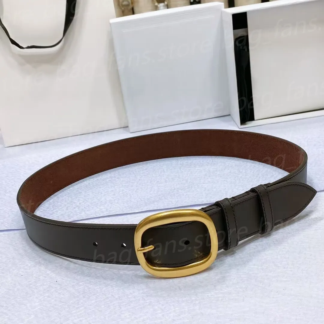 10A Quality Fashion Designer Belts With Oval Buckle Women Men Couples ...