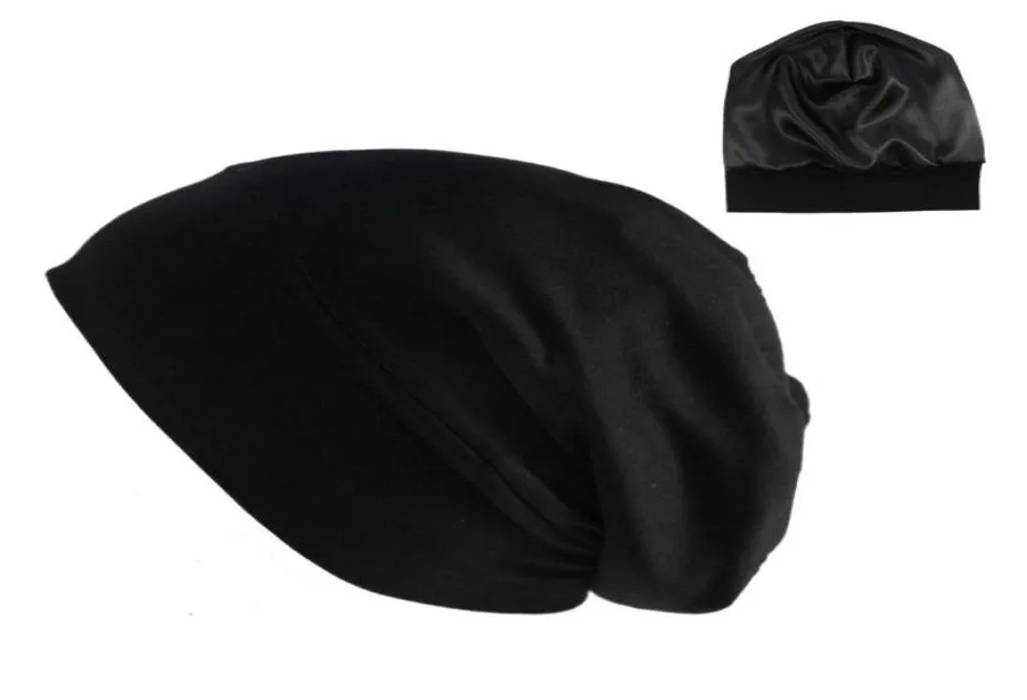 Chapéu de turbante de algodão elástico cor sólida feminino lenço de cabeça gorro interno hijabs boné de cabeça muçulmano envoltório femme envoltório quimio beanieskull caps5875766