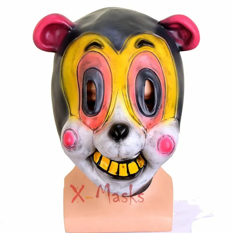 أقنعة تشا تشا المظلة Hazel Pogo Mask Costme CoSplay Cosplay Party Latex Halloween Masks Scary Killer Toys Ape