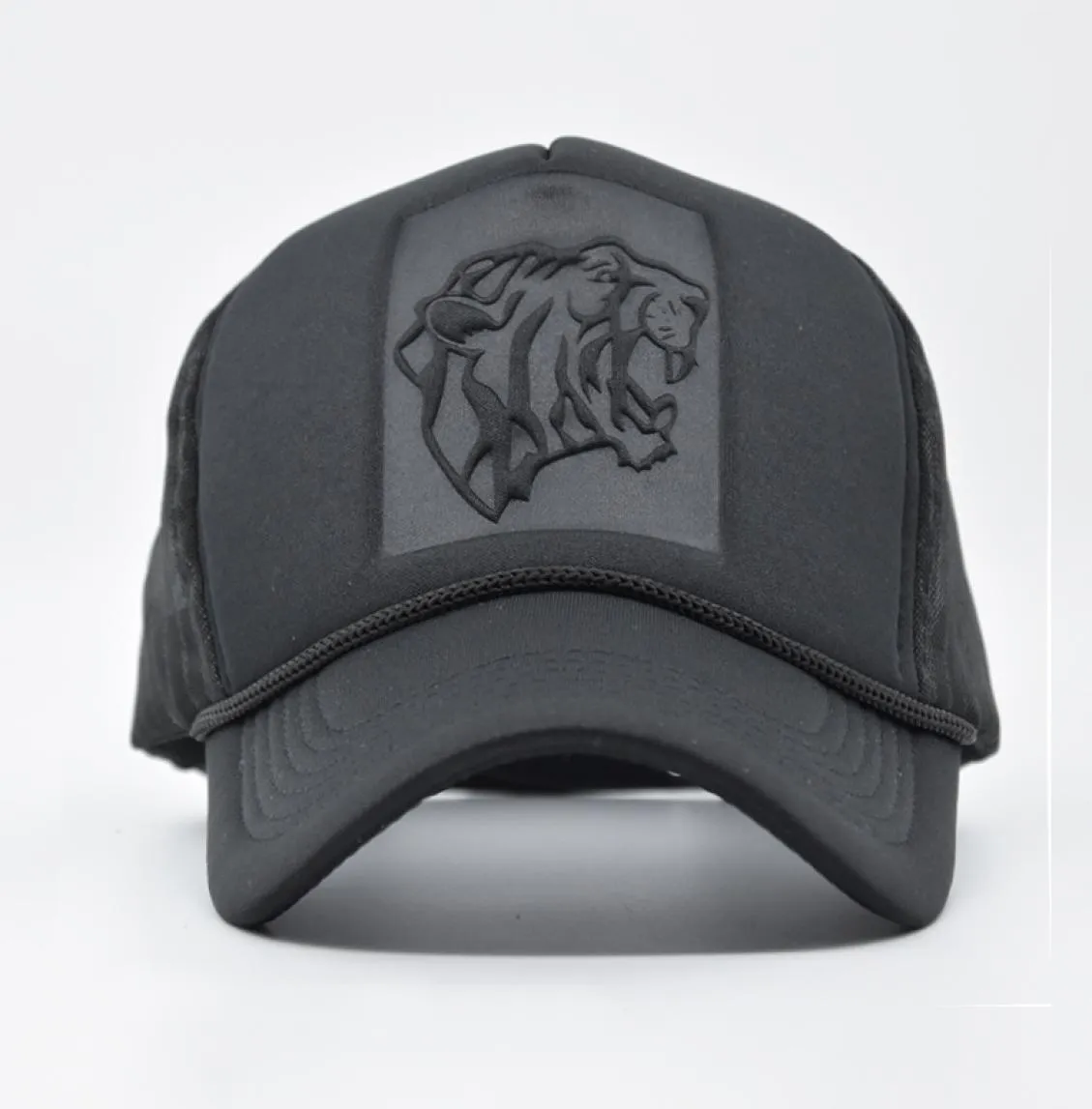 DSQBOSSD2 Кепка с головой тигра в стиле хип-хоп, черная бейсболка с леопардовым принтом, женская шляпа с пряжкой в сетку, мужская шляпа Casquette дальнобойщика 4785084