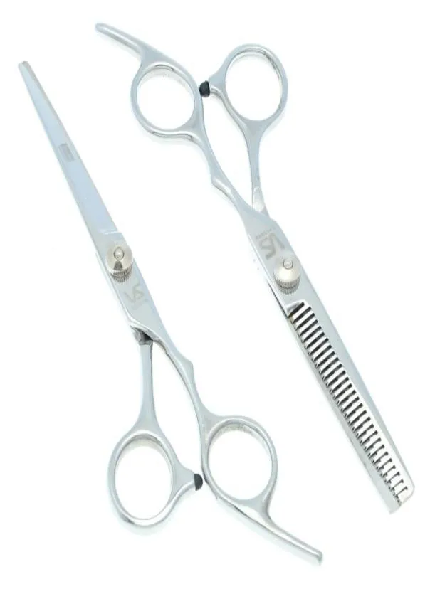 60 -calowe nożyczki do włosów Zestaw Japonia 440C Salon Cuting Trzech Shears Hairs 8pcs Zestawy Barber Tijeras Stylowanie fryzjerskie LZS1869450