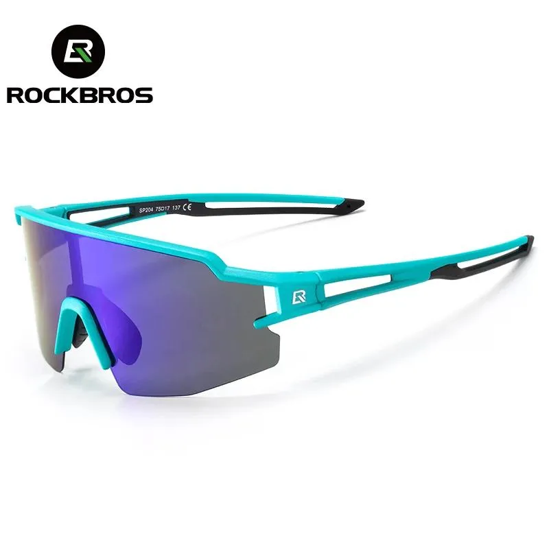 Lunettes de soleil Rockbros lunettes de vélo Uv400 lunettes de cyclisme coloré pêche lunettes de soleil en plein air lunettes photochromiques polarisées lunettes de sport