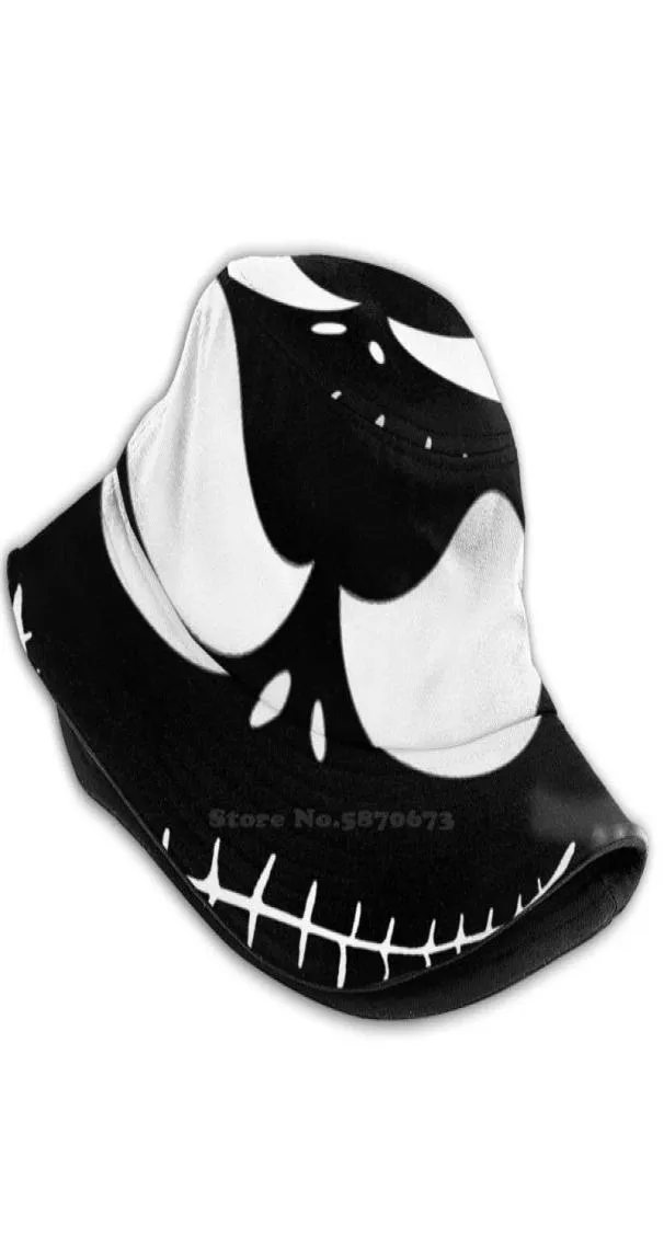 Berretti Cappelli alla pescatora traspiranti con sommità piatta Halloween Jack Nightmare Before Christmas Tim Sally Skellington TheBerets BerrettiBerretti4543868