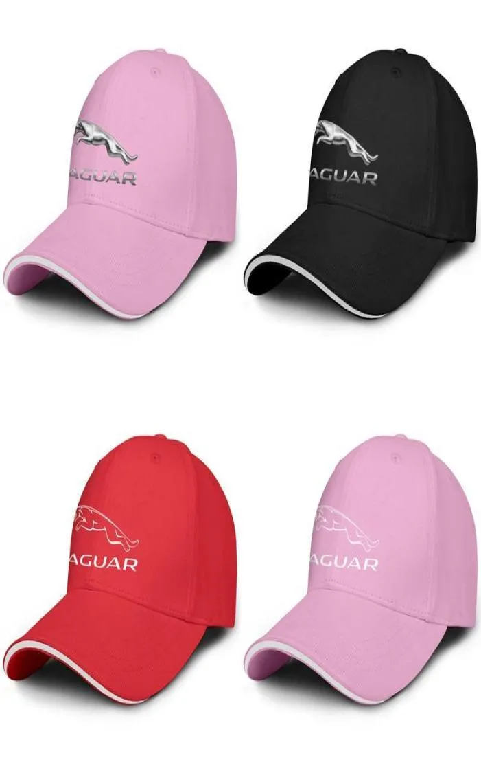 Unisex Jaguar Logo Mode Honkbal Sandwich Hoed Aangepaste Unieke Vrachtwagenchauffeur Cap logo sportwagen voor Cars2389132