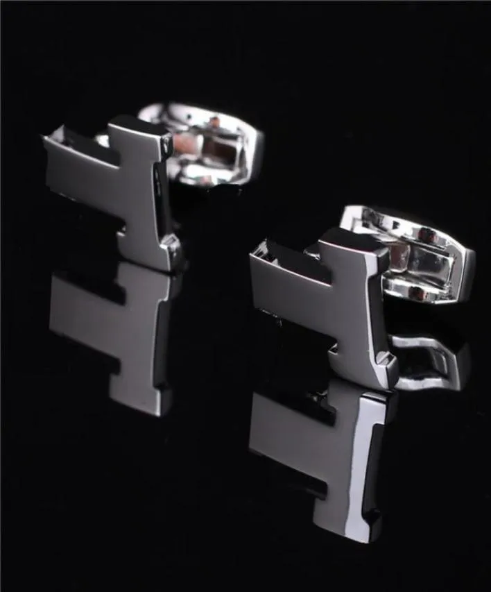 高品質のクラシックな勝利レタースタイルとジュエリーシルバーゴールドブラックローズゴールドシャツcufflinks8534812112453