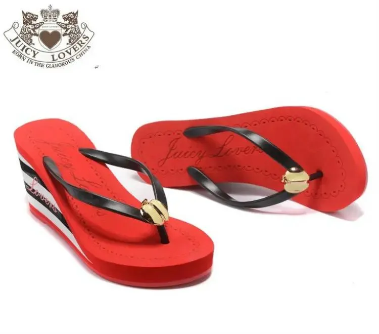 Flops succose amanti del marchio rosso nero rosa pancottenti estate spicchi piatto sandali da spiaggia da spiaggia casual fuori dallo sportivo donne infradito