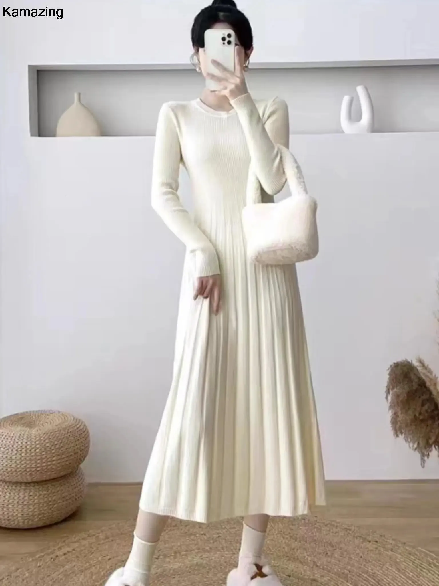 navy blue dress for baby girl Women's White Knitted Long Midi Dress Autumn and Winter Solid Color Office  Pullover Slim Long Sleeve Sexy Sweater Dress at Amazon Women's Clothing  store