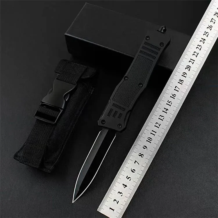 A162 черные модели кобры, тактический нож двойного действия, складные ножи с фиксированным лезвием для кемпинга, подарочные ножи на Рождество, карманный инструмент