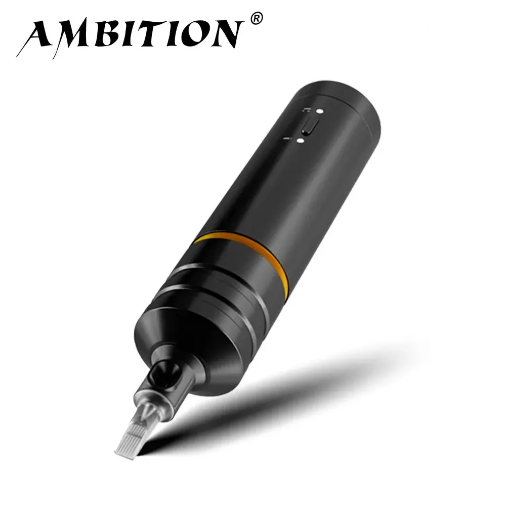 Ambicja Sol Nova Unlimited Wireless Tattoo Pen Machine 4 mm Stroke for Tattoo Artist Body Art 231225