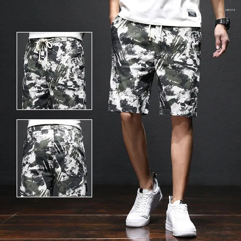 Herenshorts Cargo Heren Streetwear Zomer Katoen Multi-pocket Tactisch Casual Jogger Outdoor Militaire Broekkleding E63