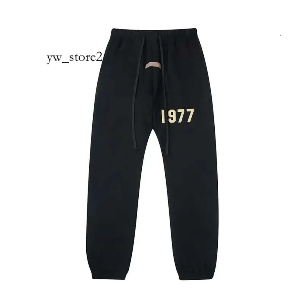 Designer 1977 Essentail Pants Fashion Essentialls pants Solid Color Black and White Pants Sweatpants for Men Women Jogger Essentialls 3683