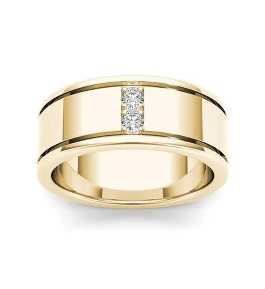 14K Yellow Gold FL Diamond Ring for Men Women Classic Anillos De Bizuteria 14K Gold Wedding Fine Jewelry Ring for Male Gemstone9593625