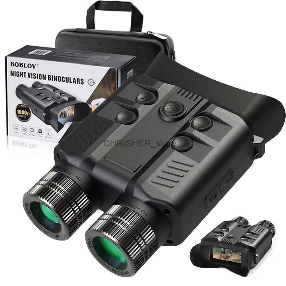 Telescope Binoculars Outdoor Portable 1080P HD Binocular Telescope 5X Optical 8X Digital Zoom 500M Infrared Night Vision Camera For Hunting CampingL231226