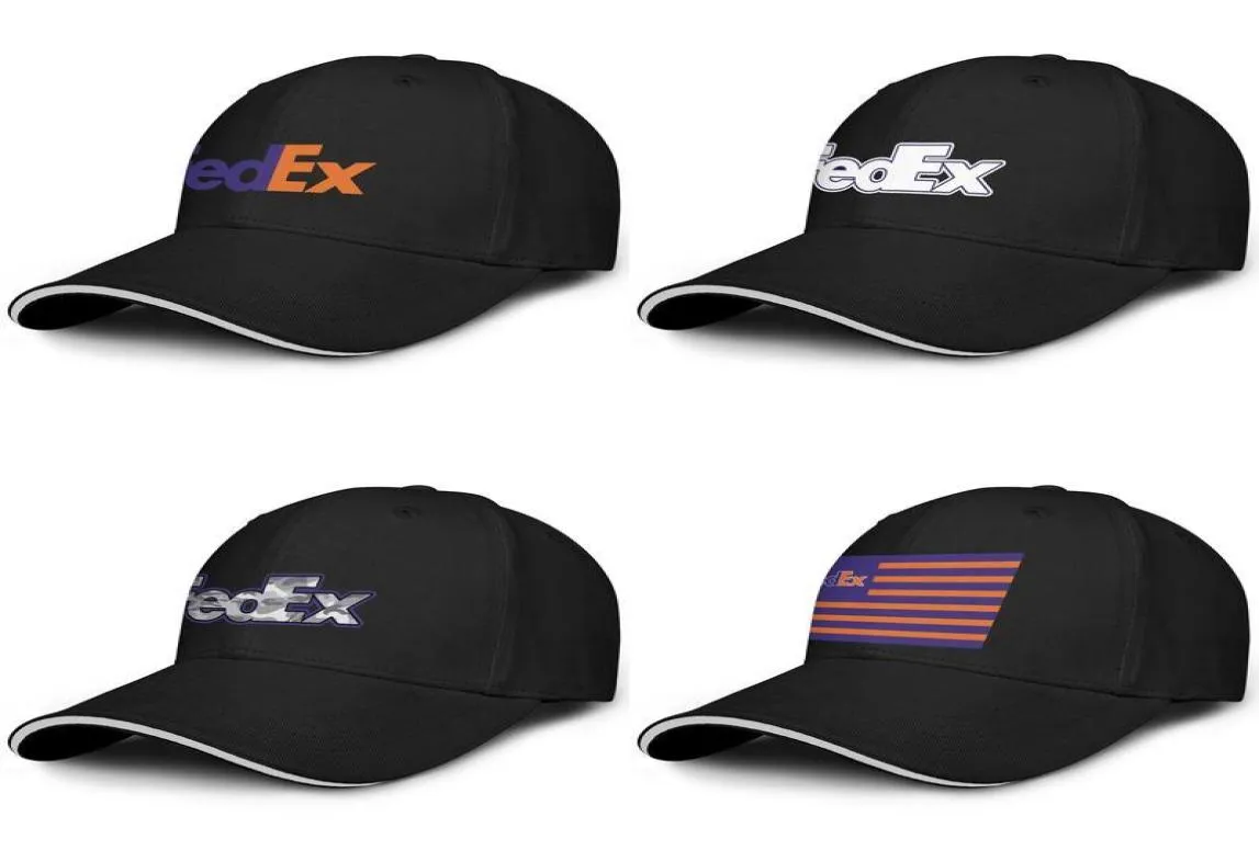 Unisex FedEx Federal Express Corporation Logo Fashion Baseball Sandwich Hat Retro Team Truck Driver Cap USA Flag Gray Camouflage P5379914