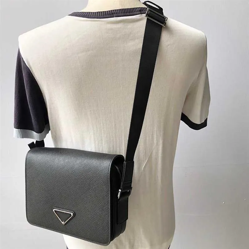 Mens leather messenger bag and box top quality shoulder bags designer Universal classic fashion casual business clutch purse283K