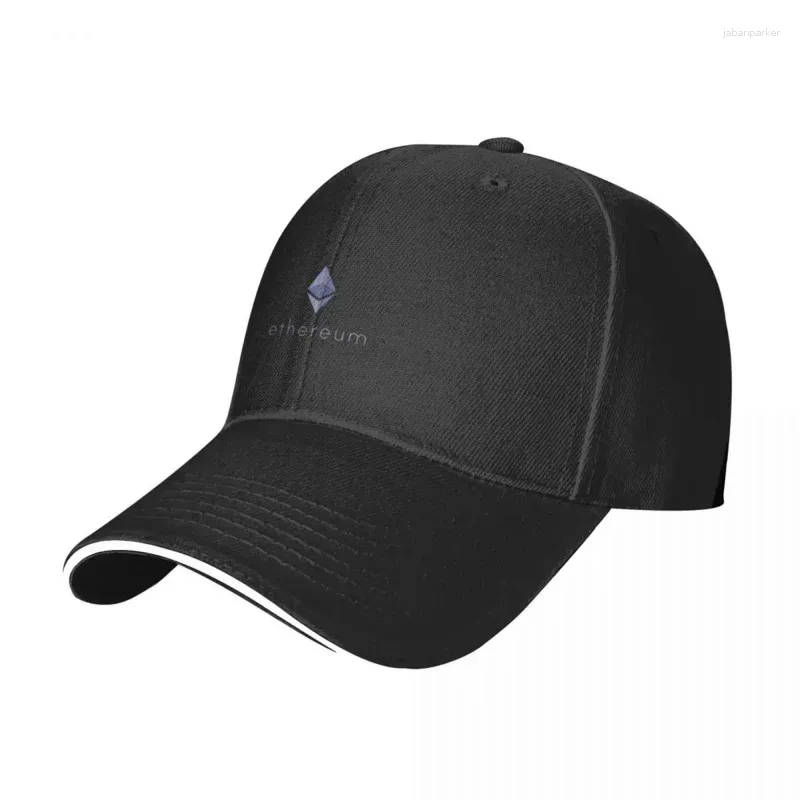 Ball Caps Ethereum Logo ETH Coin Crypto Trader Miner Gift Baseball Cap Streetwear Hat Sports Men Women' Year