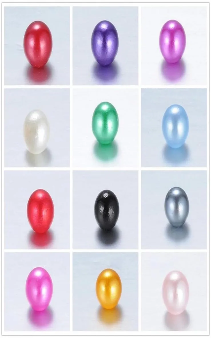 Blanda färger 8mm Teal Pearl Spacer Löst pärlor för flytande charm smycken halsbandsarmband som gör 1000pcslot6595563