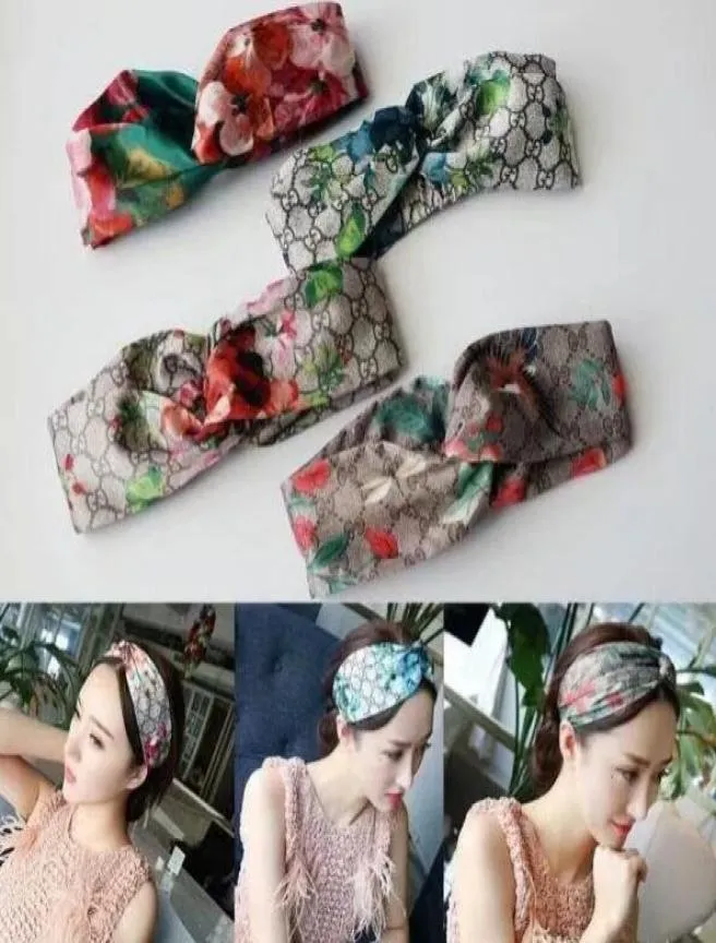 2020 design elastisk pannband för kvinnor mode hårband för kvinnor tjej retro turban headwraps gåvor 3 färg1925250