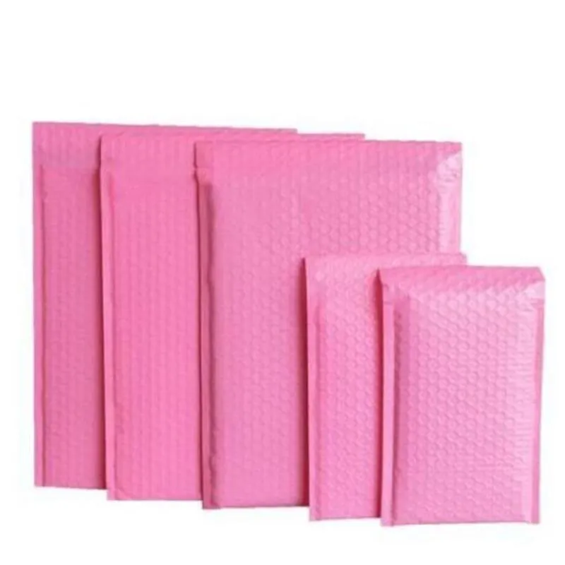 Bubble Mailers Packaging Bags Padded Envelopes Pearl film Present Mail Envelope Bag For Book Magazine Lined Mailer Self Seal Pink Ooxkq Owco