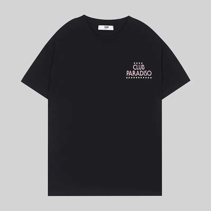 T-shirt de créateur Mode d'été Msgms à séchage rapide 2000MM510-200002-99 Chemise pour hommes Coton T-shirt de couleur unie Taille S-3XL