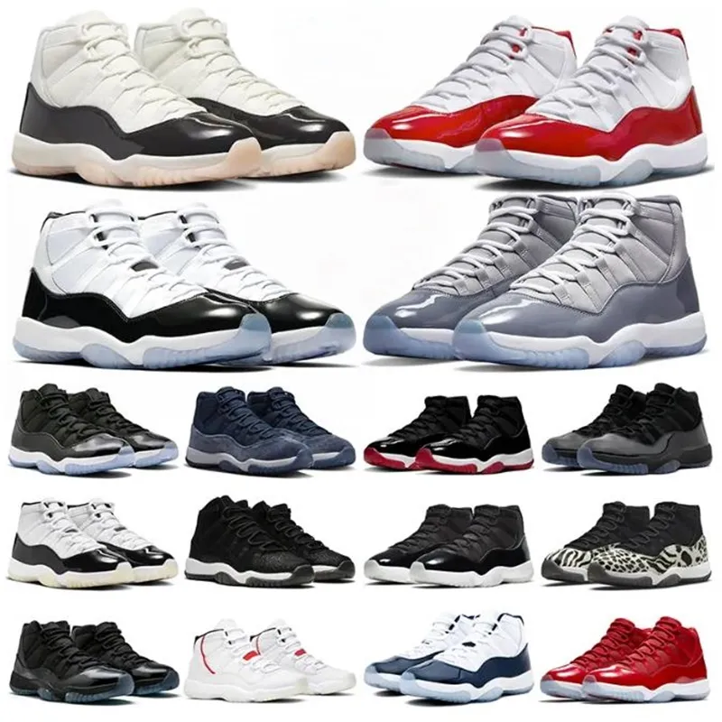 Basketskor cement cool 11s sneakers jubileum rent violet jumpman djur instinkt 11 pantone låga universitet blå män kvinnor sporttränare