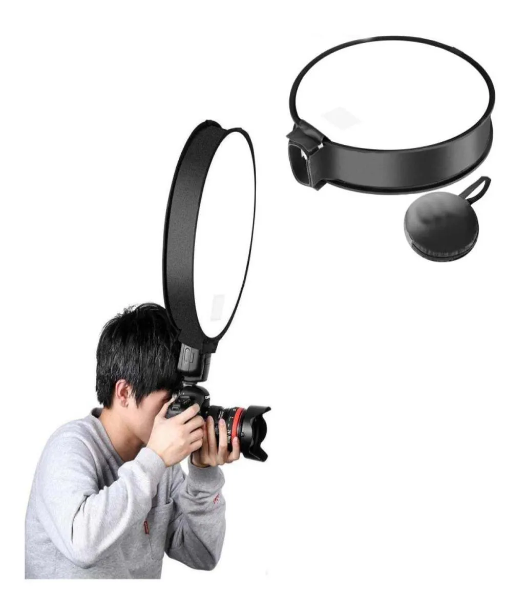 Boîte à lumière ronde Flash 30Cm40Cm, diffuseur de Flash universel Portable sur le dessus, boîte souple pour appareil photo 7572199