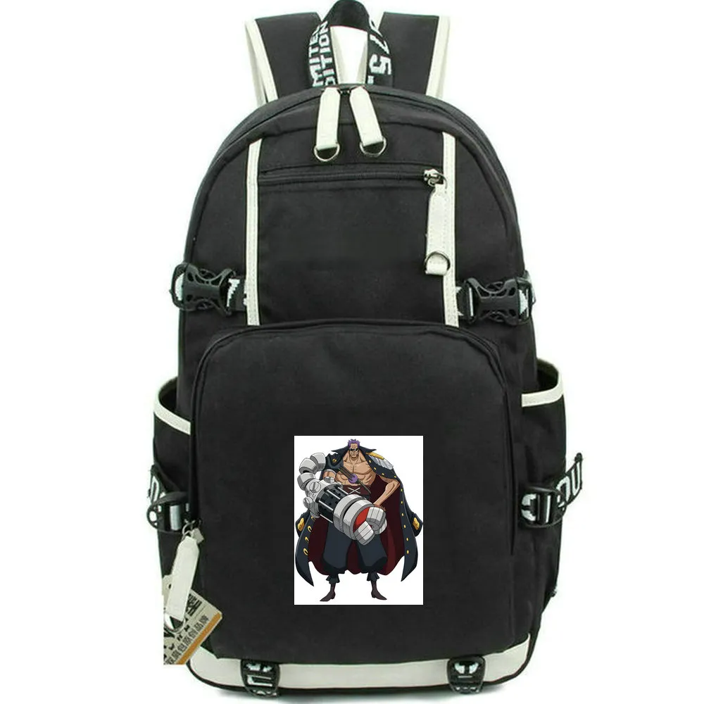 Zephyr Backpack One Piece Daypack Blaster School Bag Cartoon Print Rucksack Casual School Torebag Day Pack
