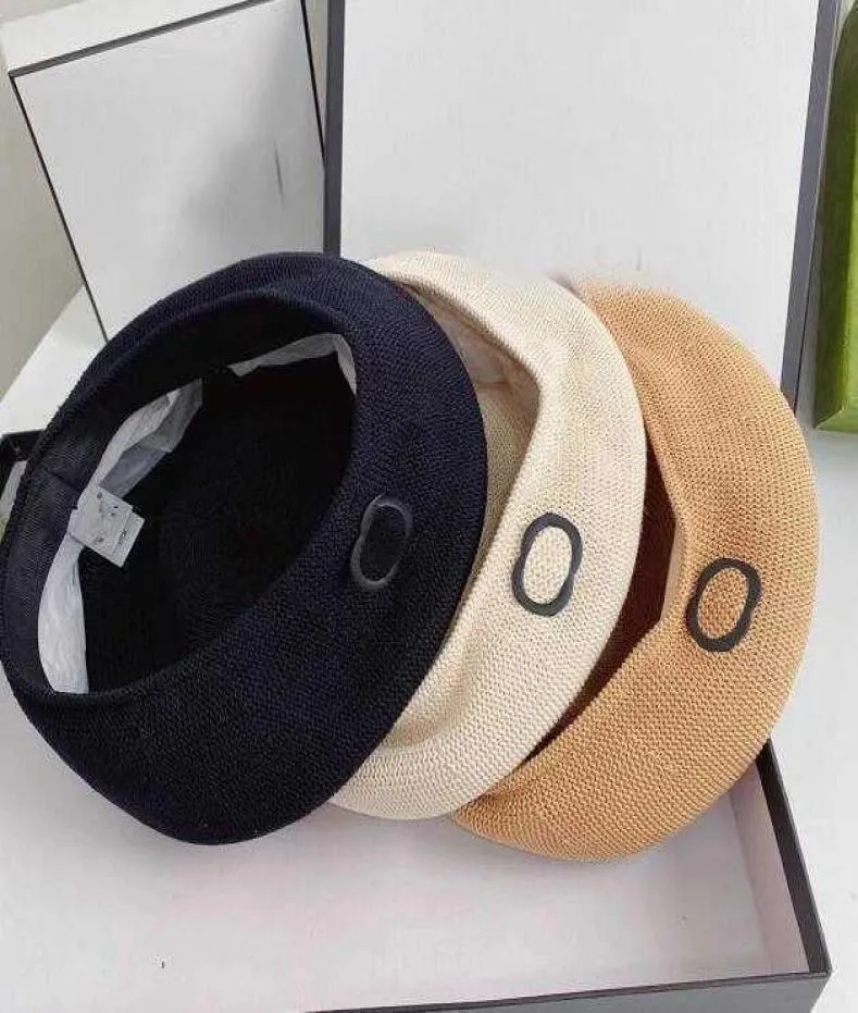 Boina de diseñador Carta para mujer Calidad Sombrero de cachemira Boina Gorra Señora Viaje al aire libre Cálido Invierno A prueba de viento Vacaciones Bonnet Primavera 20236033777