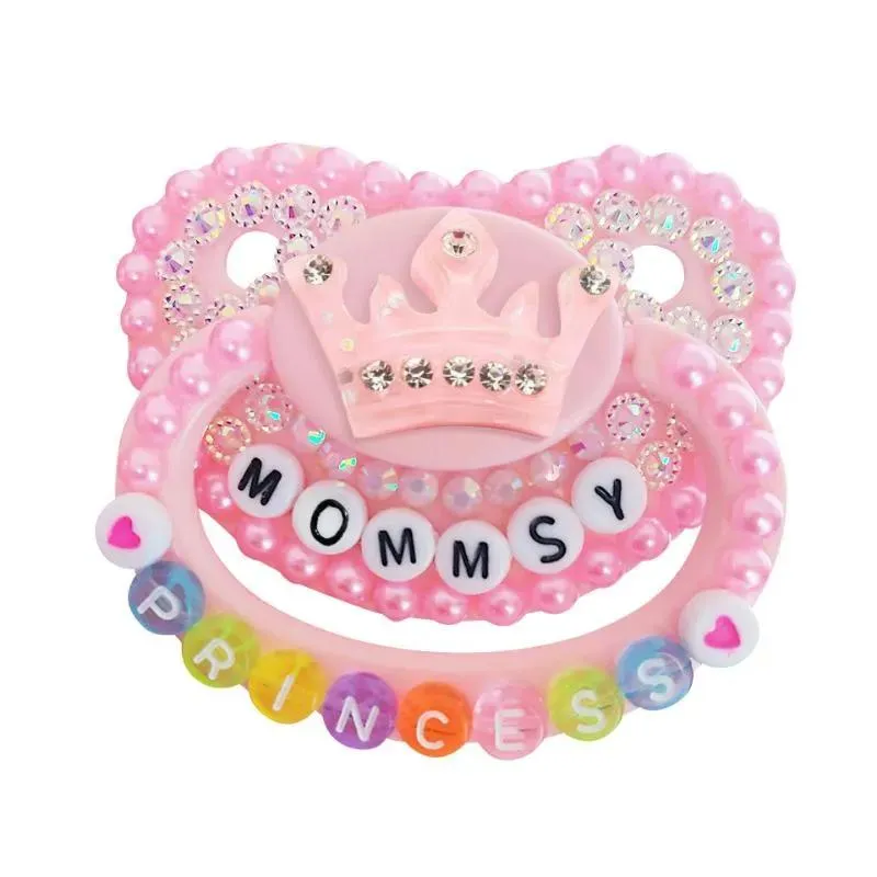 Соски # Mommys Princess Sytle DDLG, силиконовая соска для взрослых, детская соска, пустышки ручной работы, Радуга для девочек и мальчиков