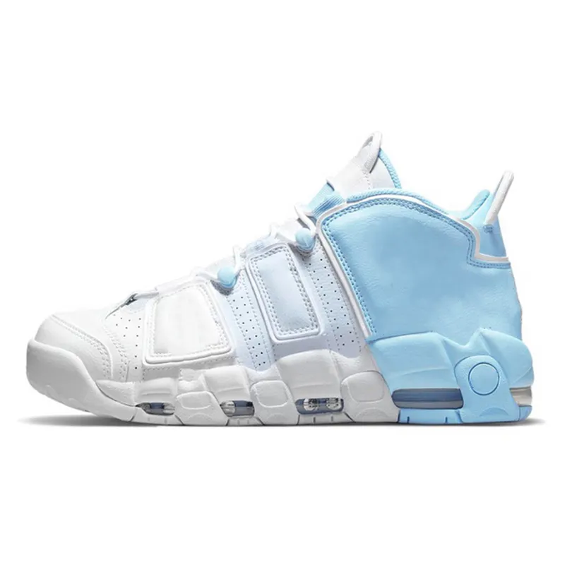 96 More Uptempo Series Basketball Shoes Mens Women Sneakers Designer Scottie Tri Color Pippens Total Orange White Sunset Black Bulls University Blue UNC Trainers From Sneakers 11 24.03 DHgate.Com