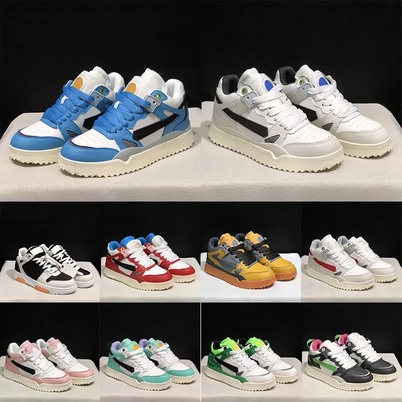 Designer Brand Out Office Sneakers Scarpe Offes Bianco donna uomo Low Top in pelle scamosciata Platform Trainer Scarpe casual Walking jogging tennis Sneakers Scarpe da ginnastica sportive