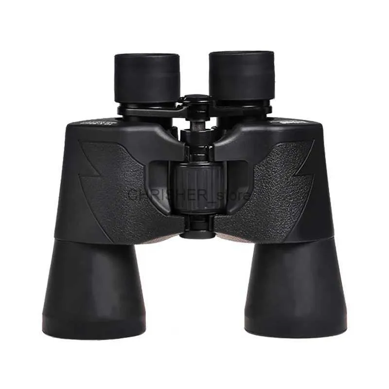 望遠鏡双眼鏡スーパー10x50双眼望遠鏡Black HD防水LLLナイトビジョン双眼屋外キャンプハンティングバードウォッチングTelescopesL231226