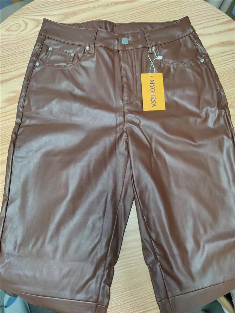 Stylish Faux Leather Pants for Women