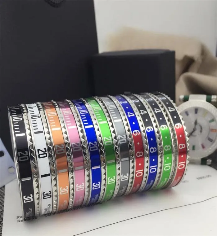 Hastighetsmätare armband blandad stil rostfritt stål kärlek039 -armband manchette öppen armband initial manschett hastighet hastighetsmätare Brace4314787