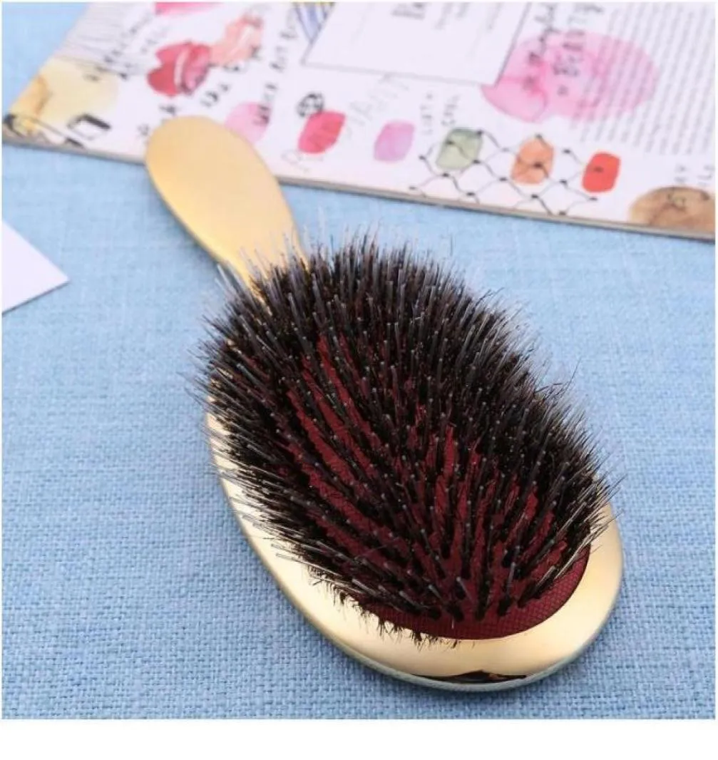 Antistatic Hair Brush Boar Bristle Massage Comb Air Cushion Hairdressing Styling Combs sqcJmj3037329