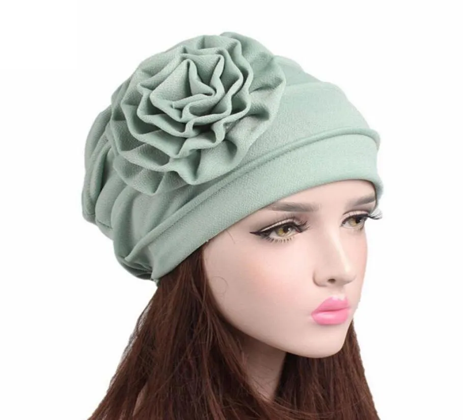 Femme hiver chapeau coton bonnet femmes pour l'automne femmes Cancer chimio chapeau bonnet écharpe Turban tête Wrap Cap GorrosYL4600867