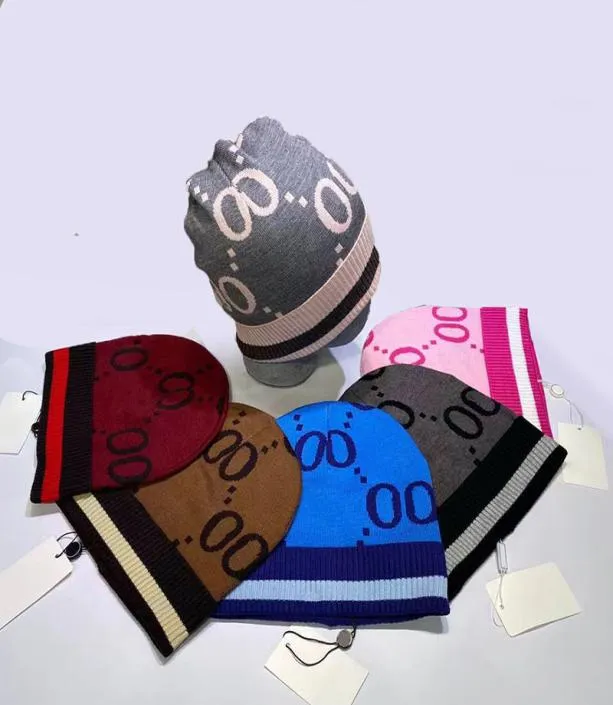 Designer Mutsen Dames Bonnet Skull Caps Mode Warme Beanie Top Kintted Hoed Voor Man 6 Kleuren Mutsen Wollen Muts Hoge Kwaliteit Casqu3645549