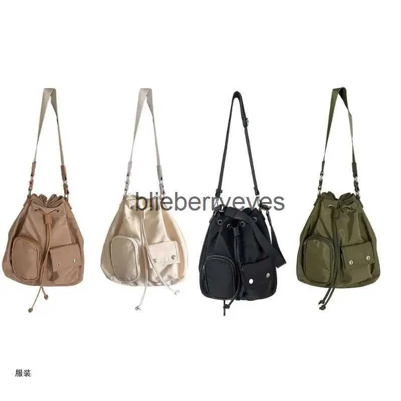 Sacs à bandoulière Sacs à main à la mode confortable sac seau en nylon pour femme sac à bandoulière durable sac à bandoulière pour femmeblieberryeyes