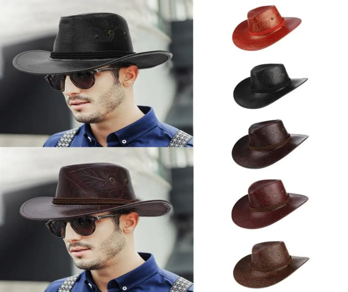 Mannen Vrouwen Retro Western Cowboy Rijhoed Reisprestaties Western Hoeden Zonneklep Cap8457382