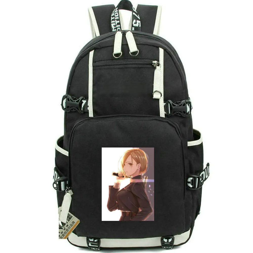 Sac à dos Kugisaki Nobara Sac à dos Jujutsu Kaisen Sac d'école Sunny Day Service Sac à dos imprimé dessin animé Sac à dos décontracté Sac à dos pour ordinateur