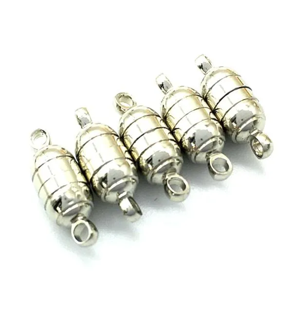 50 setslot 15555mm poderoso ímã magnético colar fechos prata antiga para fazer jóias pulseira colar diy accessorie8139909