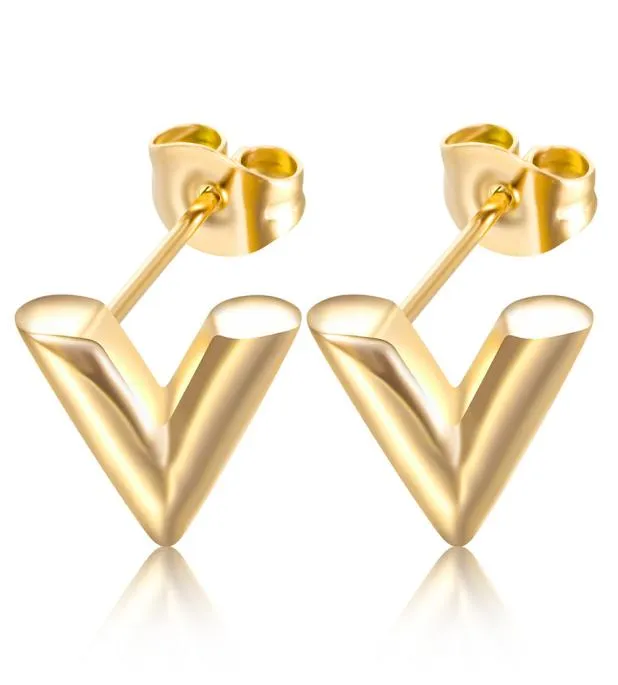 Woman Ear Studs Gold Jewelry Set Luxury Designer Letter Earrings Classic Top Quality Stud Earring 316 Titanium 18K Gold Plated Eng4059651