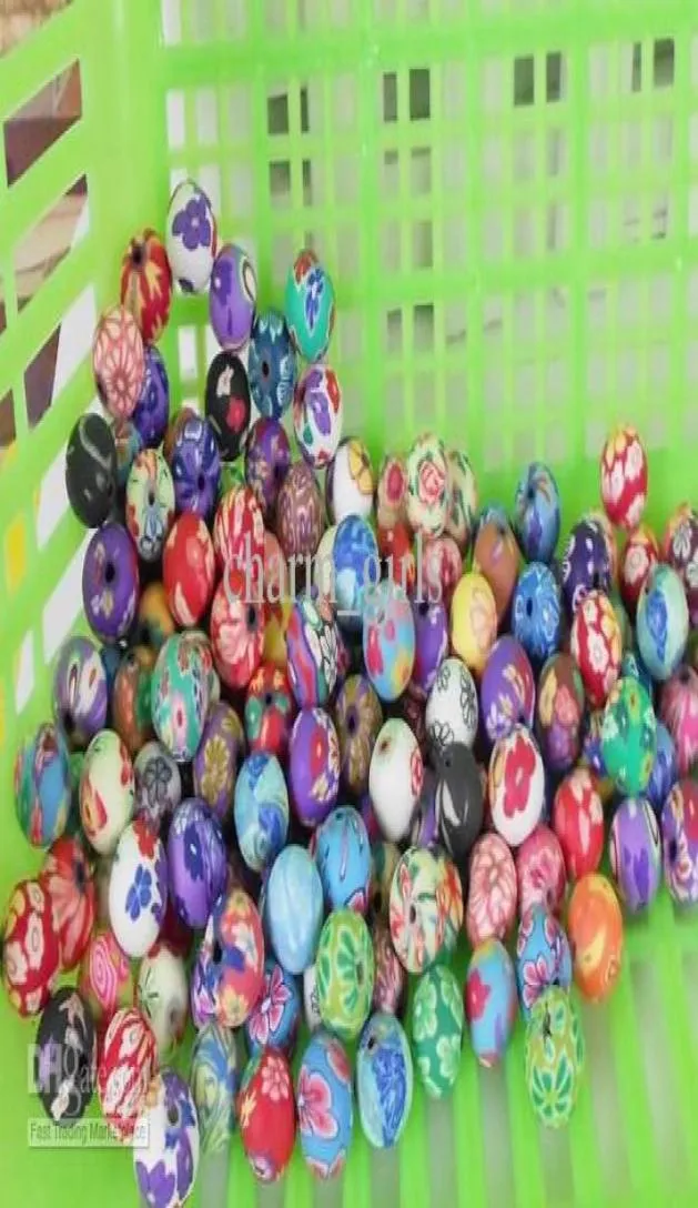 Polymer clay beads mixed color 10mm clay jewelry fittings clay loose beads 1000pcs5651121