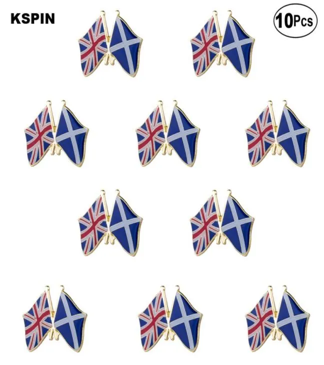 UK Jack Scotland Revers Pin Vlag badge Broche Pins Badges 10 Stuks a Lot3251244