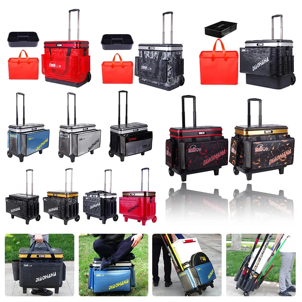 Fishing Barrel Box Large Capacity Luggage Case Hard Cover Multifunctional  Live Fish Bucket Tackle 231227 From Bian05, $191.4